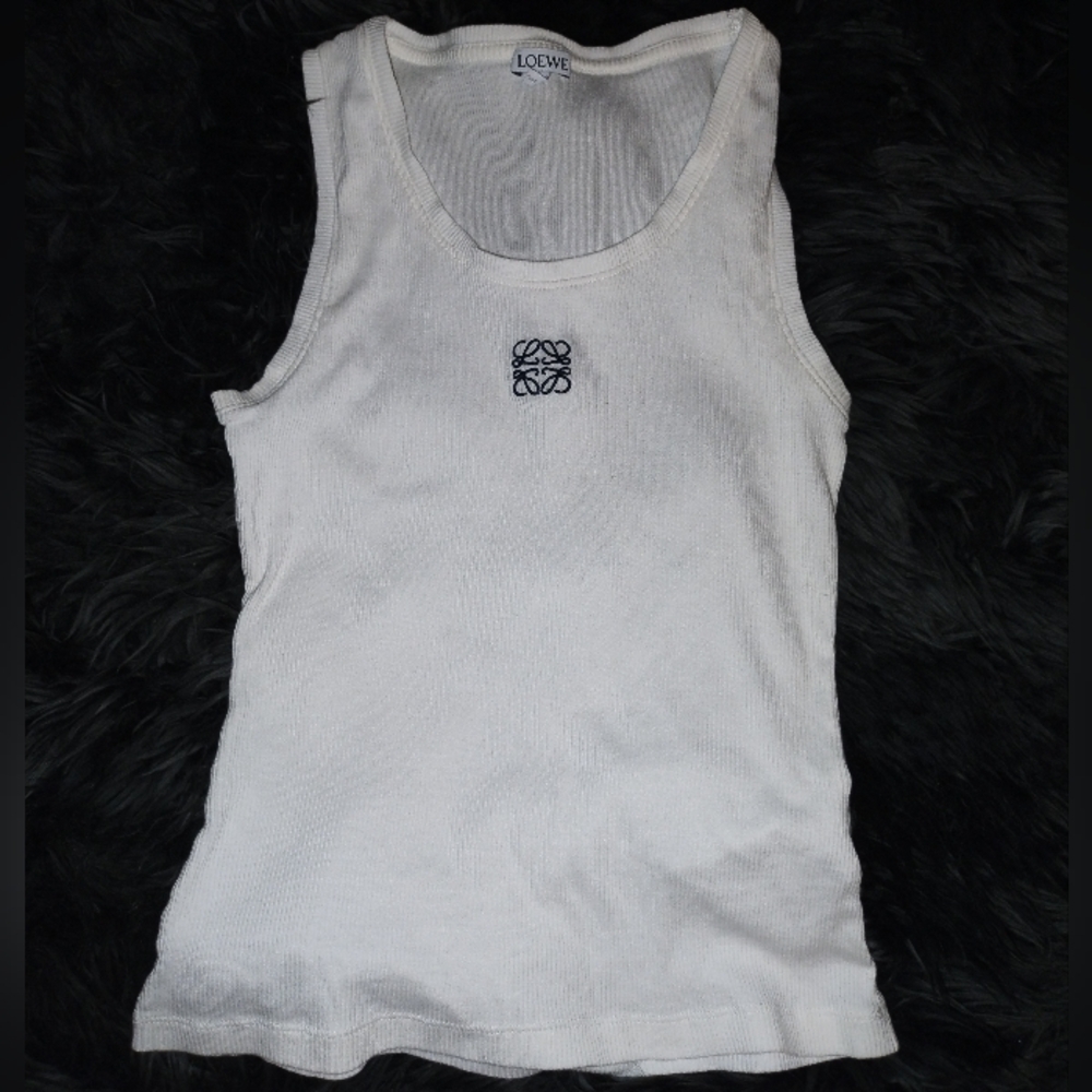 LOEWE Ribbed Tank Top Size Small
